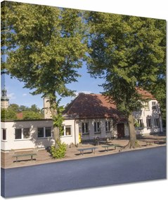 Vászonkép 40x40 Erdélyi általános iskola