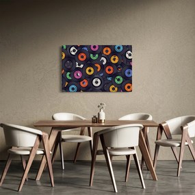 Kép - Zenei gramofonlemezek (90x60 cm)