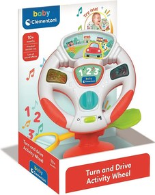 Színes Turn and Drive interaktív kormánykerék Clementoni