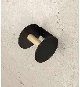 Fekete fali WC-papír tartó Bull – LIND DNA