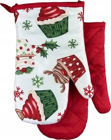 Konyhai kesztyű szett mágnessel Holiday karácsonyi sütemények