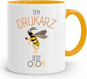 Nyomtatónak Sárga Bögre Születésnapi Ajándék fényképes nyomtatással