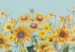 Fotótapéta Flizelina Nappali és Hálószoba Iroda Nyári kert 208x146 Ragasztó