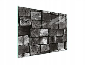 Üveg Vágódeszka 30x22 Fa Edzett Üveg