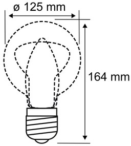 LED Izzó INNER G125 E27/3,5W/230V 1800K - Paulmann 28875