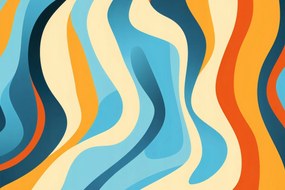 Poszter 45x30cm Táncoló hullámok