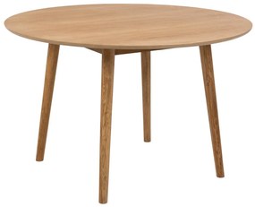 Asztal Oakland D104Világos tölgy, 75cm, Közepes sűrűségű farostlemez, Természetes fa furnér, Fa
