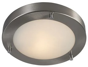 Modern mennyezeti lámpa acél 18 cm IP44 - Yuma