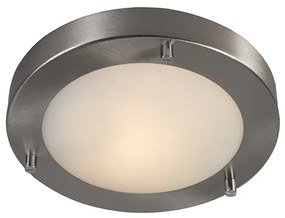 Modern mennyezeti lámpa acél IP44 - Yuma 18