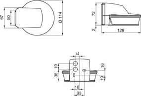 STEINEL 034979 - Kültéri mozgásérzékelő SenslQ S fekete IP54