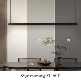Immax NEO 07301L-LED Dimmelhető kábeles függeszték MADEIRA 33W/230V Wi-Fi Tuya 152 cm dió
