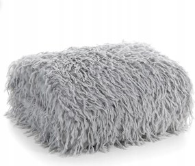 Szőrme takaró Adore 130x170 ezüst szőrme meleg puha kellemes shaggy