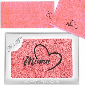 Ajándék Anyák Napjára 70X140-ES Fürdőtörölköző Hímzéssel Anyának Koney