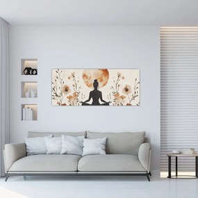 Kép - Narancssárga jóga (120x50 cm)