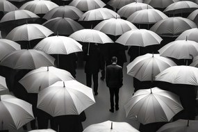 Poszter 60x40cm Magány a tömegben