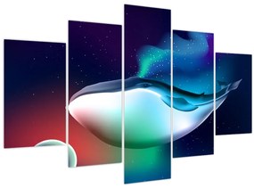 Kép - Egy bálna az űrben (150x105 cm)