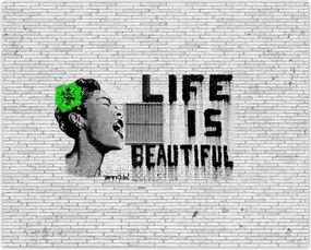Poszterek 50x40 Banksy Life is beautiful