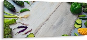 Zöldség képe (120x50 cm)