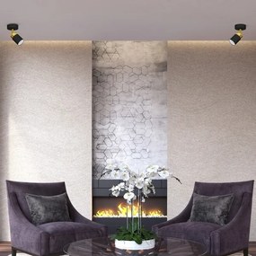 JOKER spotlámpa 1xGU10/25W/230V fekete/arany