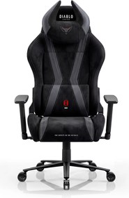 Szövet gamer szék fekete Diablo X-Horn 2.0 Burned Black Normal
