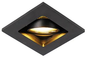 Modern állítható beépíthető reflektor fekete - Qure