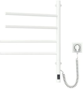 Elektromos törölközőszárító, ARABESQUE 150W/230V, 64,6 cm, IP44, fehér