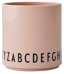 Eat & Learn rózsaszín gyerekbögre - Design Letters