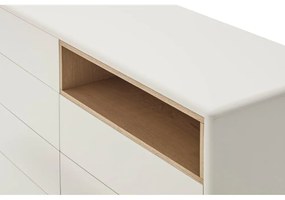 Krémszínű komód 120x90x40 cm Corvo – Teulat