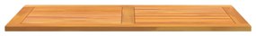 Tíklap 110x55x2,2 cm Négyszögletes Tömör Fa Akác