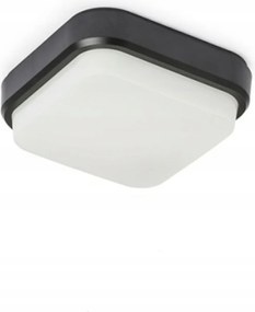 Felületre szerelhető Led lámpatest Rendl Taris Sq 17 fekete 8W IP54 3000K 230V