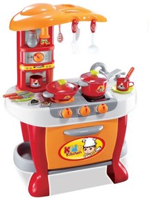 G21 játék - Kis szakécs gyerek konyha tartozékokkal, narancssárga