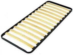 Romero 90x200 cm fém ágyrács Fekete N