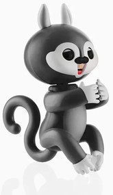 Interaktív mozgó mókus hanggal - fekete