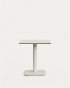 Fém kerti étkezőasztal 68x68 cm Dina – Kave Home