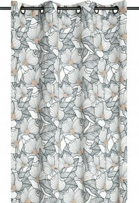 Eugenie készfüggöny 140x260 cm világos virágok vastag Boho ablakra