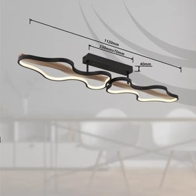 Globo 67181D1 - LED Dimmelhető felületre szerelhető csillár BEZZY LED/36W/230V + távirányító