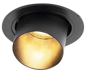 Okos beépített reflektor fekete dönthető, WiFi-vel, GU10 - Installa