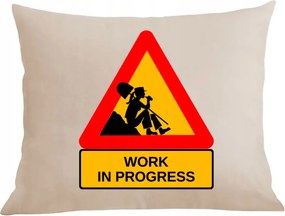 Párna párnahuzat vicces work in progress