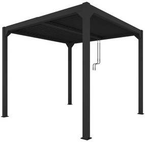 LUXE pergola 3x3m antracit