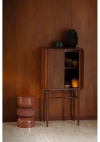 Barna szekrény tolóajtóval diófa dekorral 62x125x45 cm Morrison – Dutchbone