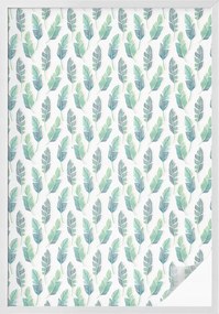 Ablakfólia öntapadós adatvédelem Trópusi levelek 100x146