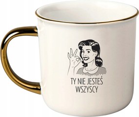 Bögre Fehér Arany Rant Ajándék Vicces Anyák Napja Te Nem Vagy Minden