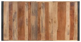 paliszander felületű tömör fa étkezőasztal 180 x 90 x 75 cm
