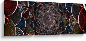 Kép - Vortex (órával) (90x30 cm)