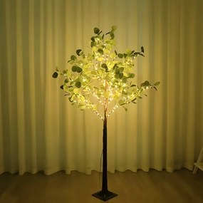 Lámpa LED-es éjjeli lámpa Nagy fa Eukaliptusz ajándék 130 cm