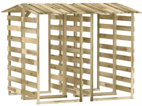4 db impregnált fenyőfa pergola tetővel 100 x 90 x 200 cm