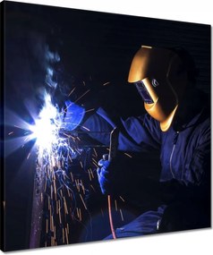 Vászonkép 50x50 Hegesztő hegesztő fém