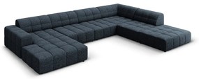 Kék sarokkanapé (jobb oldali-U alakú) Chicago – Cosmopolitan Design