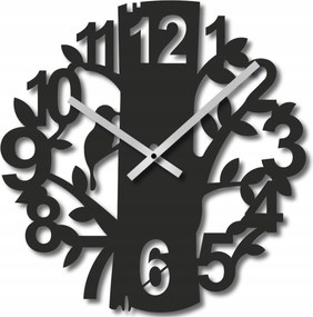 Nappali Óra 60 cm Konyha Dekoráció Áttört Fa Madarak 3D Kép