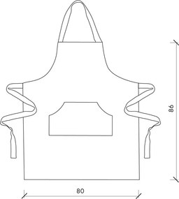 Pamut kötény Rubi – noo.ma